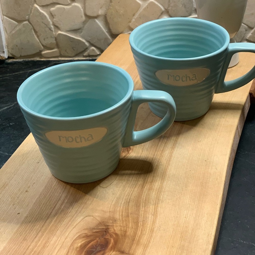 STARBUCKS | Set of 2 | Mocha Mugs | 2007